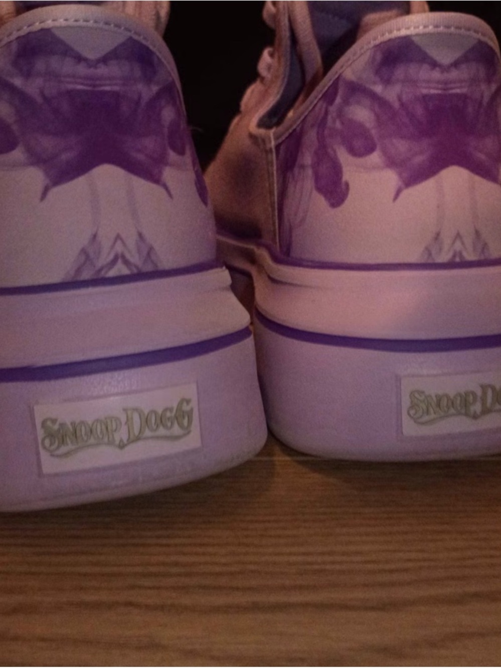 Snoop Dogg x Scetcher purple shoes for women